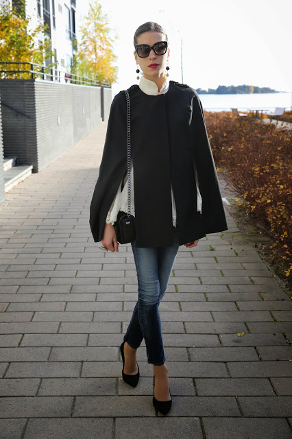 Outfit post - The cape - L'ART OF FASHIONL'ART OF FASHION