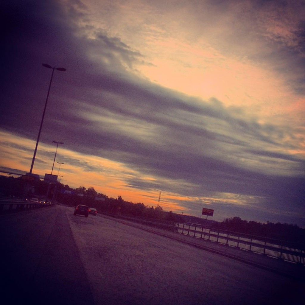 Weight of the world... #sunset #helsinki #driving #ontheroad #clouds #traffic #photographer #instadaily #photooftheday #art #inspiration