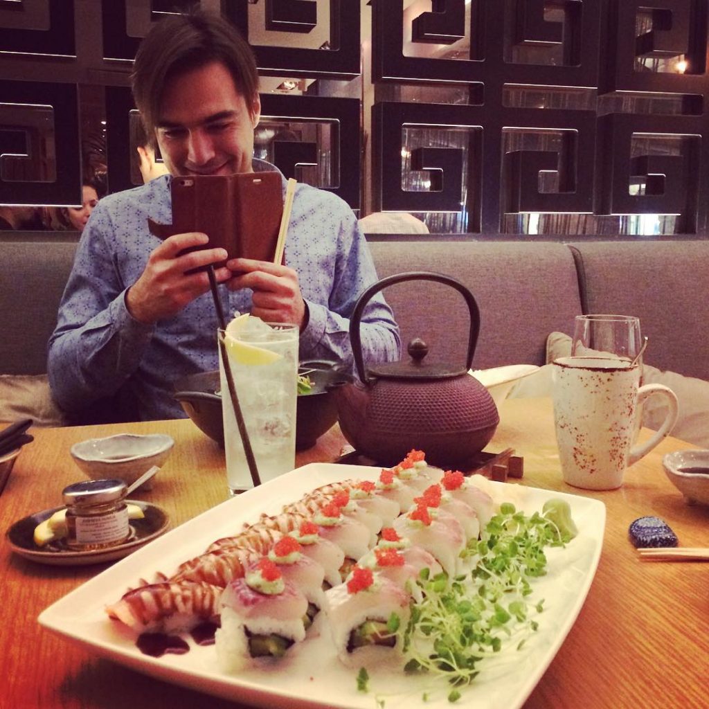 He shoots, I shoot and then we enjoy the sushi madness! Thank you @restaurantyume for being a personal heaven in #helsinki #visithelsinki #yumehelsinki #restaurantyume #ravintolayume #helsinkirestaurants #heleats #sushi #sushiroll #nigiri #sushilovers #goodmood #foodies #livetoeat #happy #foodoverdose #colorful #happy #smallthingsinlife #secondhome #reasonstocometohelsinki #placestovisit #evening #friday #tgif #entrepreneur #photoinaphoto #instagood #instadaily